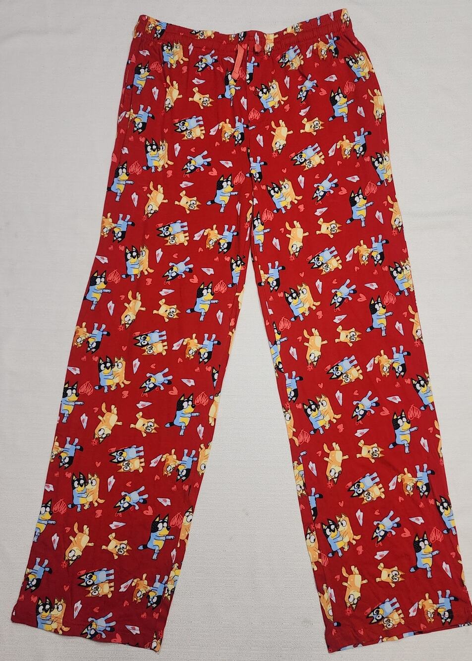 Disney Bluey and pretzel pajamas men's Large